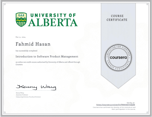 Introduction to Software Product Management - University of Alberta